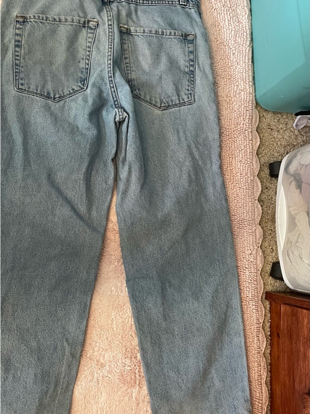 Empyre Men's Relaxed Light Blue Denim Jeans